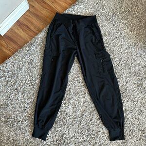 All in motion target black running jogger with zippers